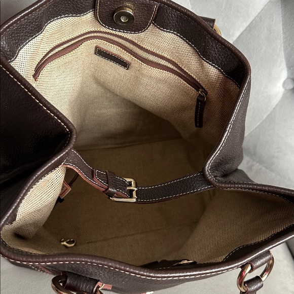 Dooney & Bourke two tone brown Tote bag - Picture 15 of 17